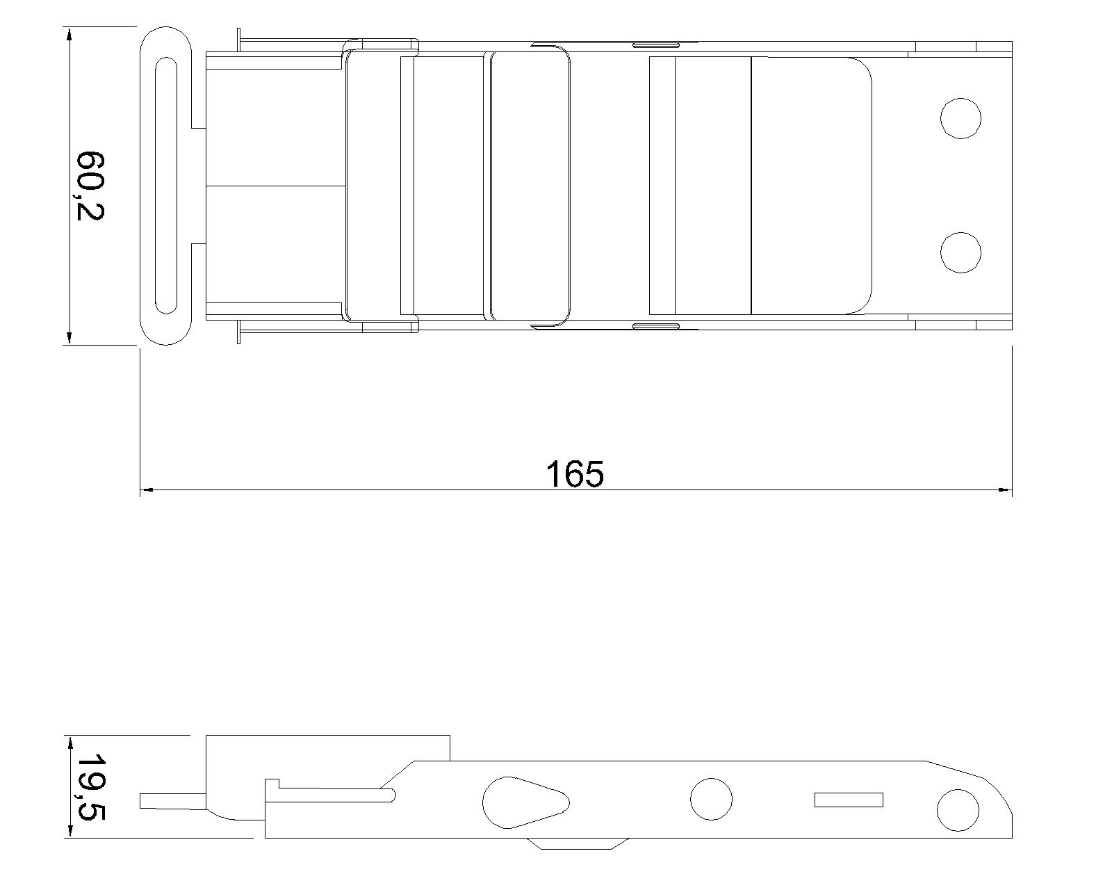 Anti Slip Locking Buckle specs